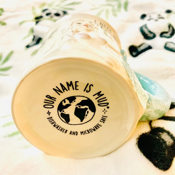 🧜‍♀️ Shimmering Teal Seashell Mermaid Mug 🧜‍♀️ - Picture 4 of 4